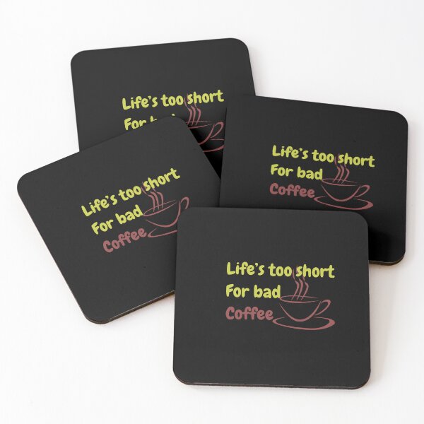 Item preview, Life's too short for bad coffee designed and sold by THISisIT-eshop.