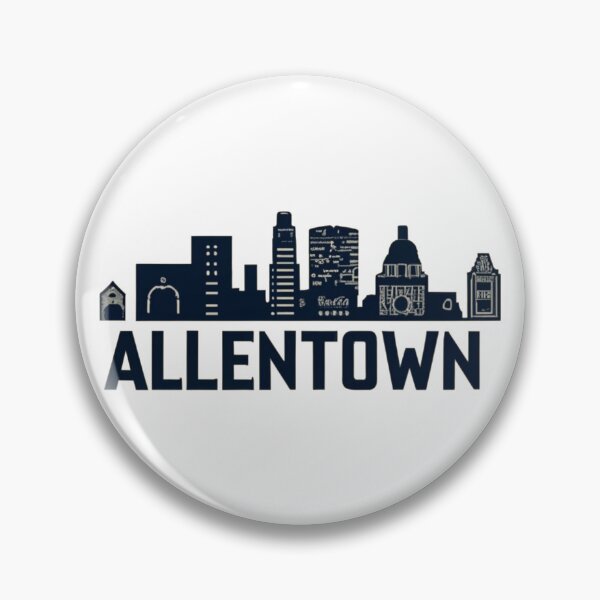 Item preview, Allentown, Pennsylvania | City name in a simple style with buildings, Style 2 designed and sold by CircinusStore.
