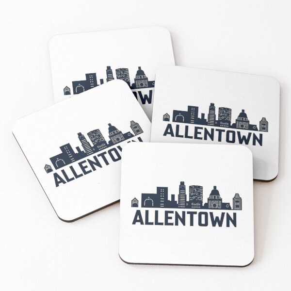 Item preview, Allentown, Pennsylvania | City name in a simple style with buildings, Style 2 designed and sold by CircinusStore.