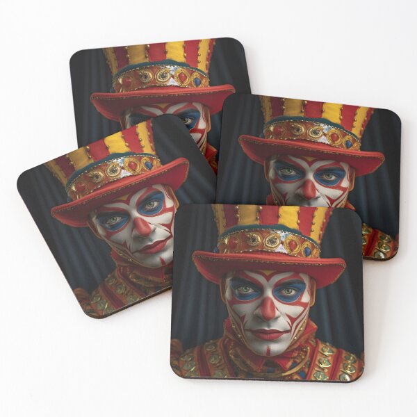Item preview, color head shot of a circus artist designed and sold by dcrc.