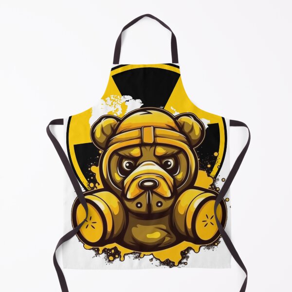 Item preview, Bear in a Mask: Plush Hero in the World of Nuclear Symbols designed and sold by InfinityCircle.
