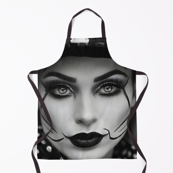 Item preview, Black and white head shot of a circus artist designed and sold by dcrc.