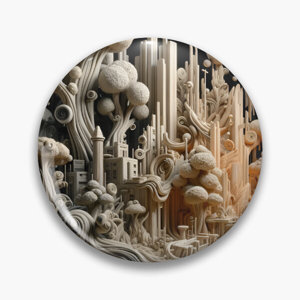 Item preview, "Luminous Urban Woods: Humorous Abstract Expressionism" designed and sold by ByDigitalDream.