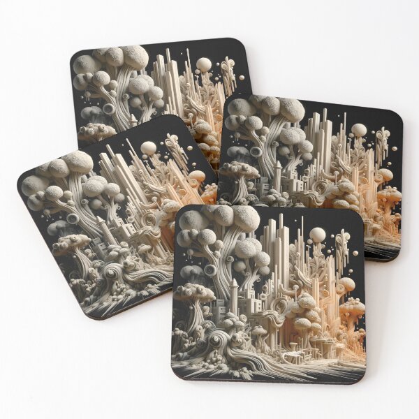 Item preview, "Luminous Urban Woods: Humorous Abstract Expressionism" designed and sold by ByDigitalDream.
