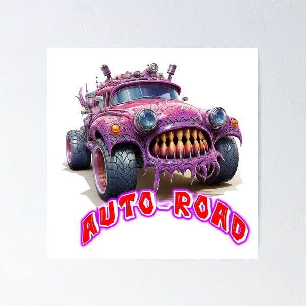 Item preview, cartoon car hot rod  designed and sold by Mickeymouse2023.