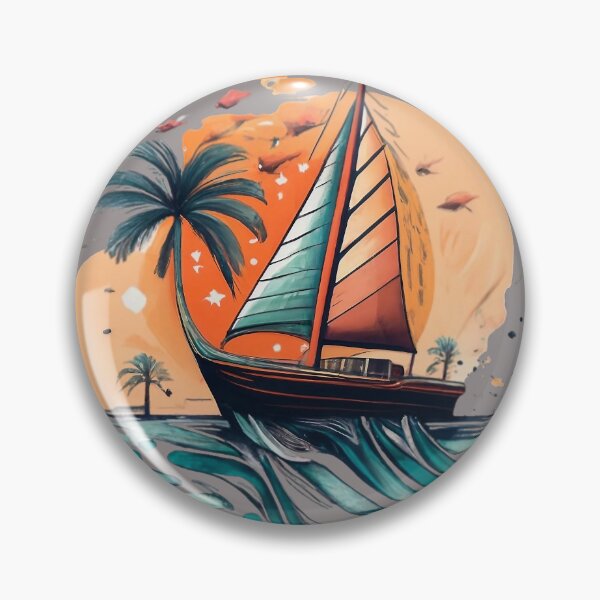 Item preview, Tranquil Sailing: Minimalist Ocean Escape designed and sold by FOCorps.