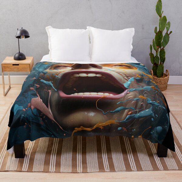 Item preview, Mind Blowing Artwork Imaginative Art Creative Drowning in Paint B238 designed and sold by MPCFICTION.