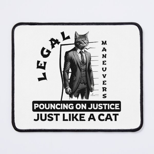 Item preview, Legal Cat's Purr-suit: Justice in a Tailored Meow-tion designed and sold by Hungry-Murphy.