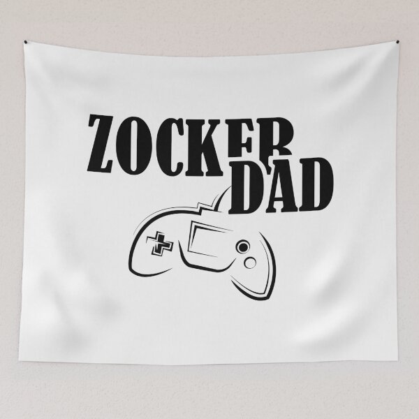 Item preview, Gamer dad father dad illustration graphic logo gaming PC console funny designed and sold by AndreMi.
