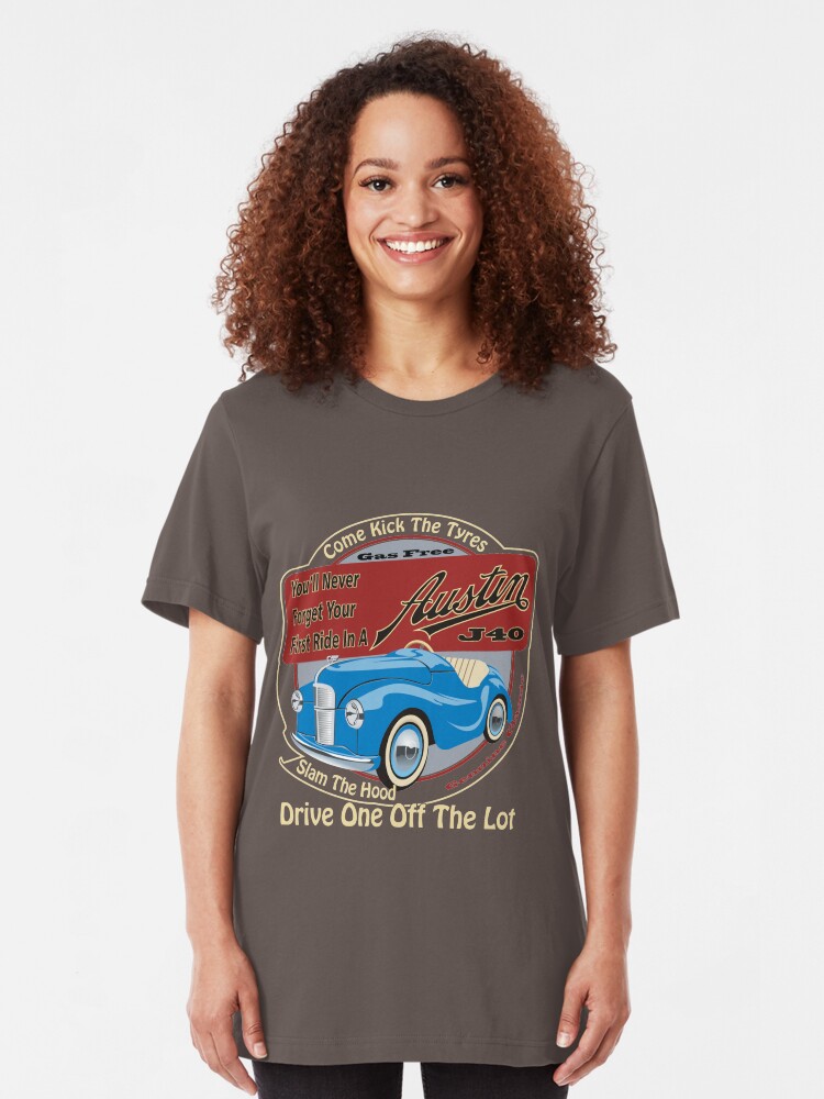 Austin J40 Pedal Car Child/'s T-Shirt Classic Retro Distressed Design Nice Gift