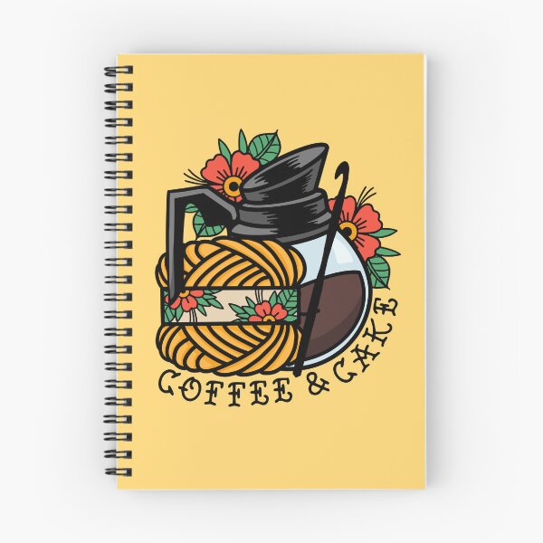 Item preview, Crochet, Coffee & Cake Yarn Tattoo designed and sold by PinkSheepMerch.