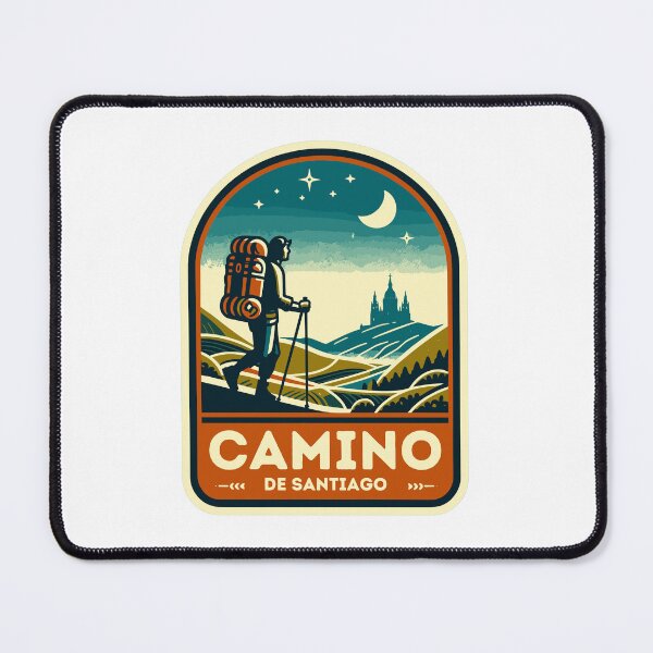 Item preview, Camino de Santiago - Shirt, Hat, Button, Art Print, Hoodie, Pin, Sticker, etc designed and sold by cloudhiker.