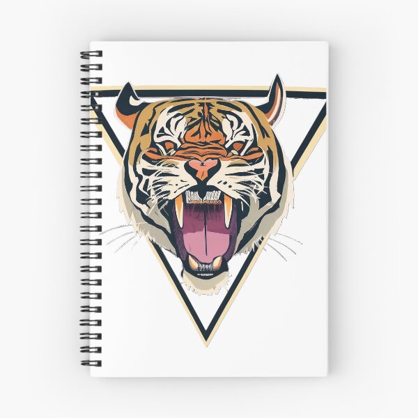 Item preview, Roaring Tiger in Triangles - Abstract Wildlife Tee designed and sold by FOCorps.