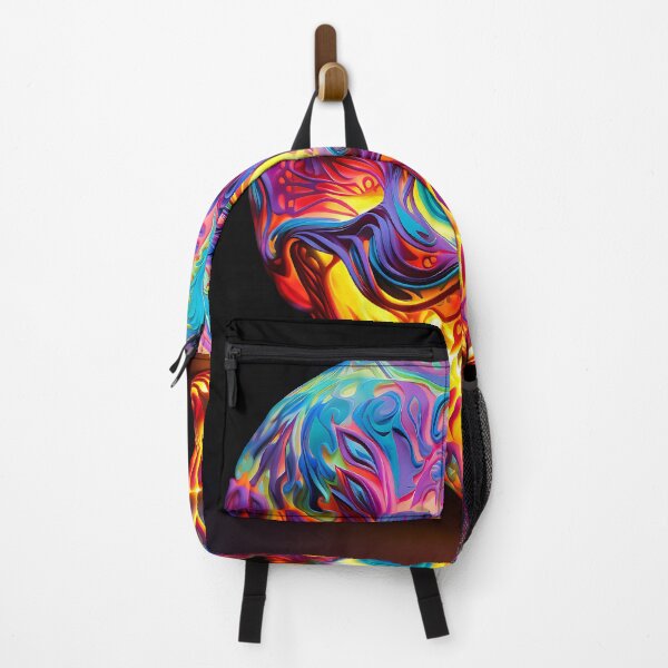 Item preview, Trippy Blacklight Style Dayglo Skull designed and sold by Matt's Artificial Nature.