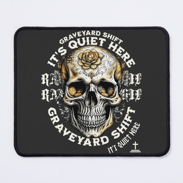 Item preview, Graveyard Skull with Flowers designed and sold by Mlaniel.