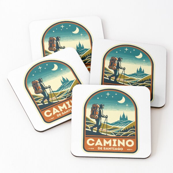 Item preview, Camino de Santiago - Shirt, Hat, Button, Art Print, Hoodie, Pin, Sticker, etc designed and sold by cloudhiker.