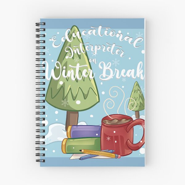 Item preview, On Winter Break Educational Interpreter gift, Appreciation Gift, Thank you gift designed and sold by MAKEtoFIT.