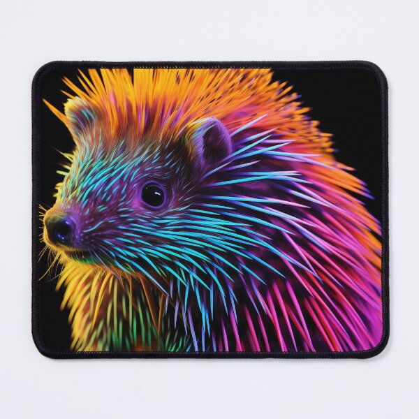 Item preview, Blacklight Style Rave Porcupine  designed and sold by Matt's Artificial Nature.