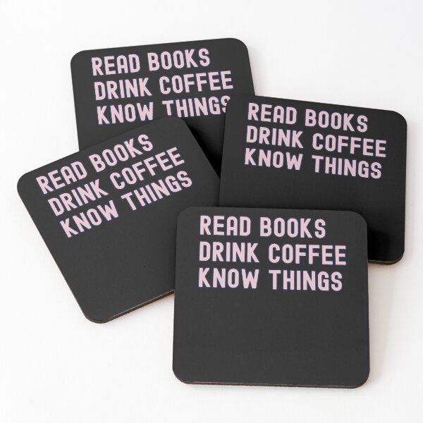 Item preview, Read Books Drinks Coffee Know Things - condensed designed and sold by slicksquid.