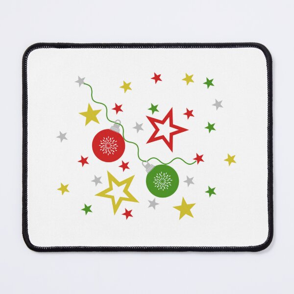 Item preview, Christmas pattern decorative stars and balls designed and sold by Niceprint42.