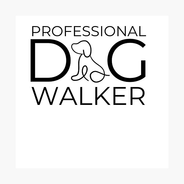 Item preview, Professional Dog Walker designed and sold by ObjCrea123.