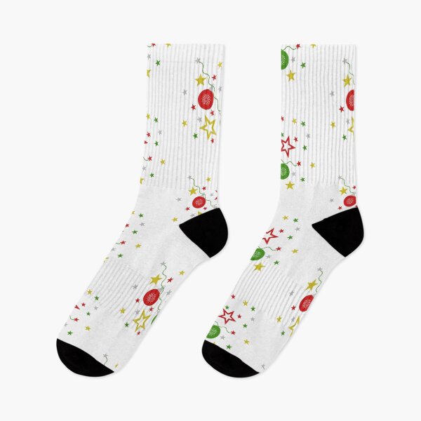 Item preview, Christmas pattern decorative stars and balls  designed and sold by Niceprint42.