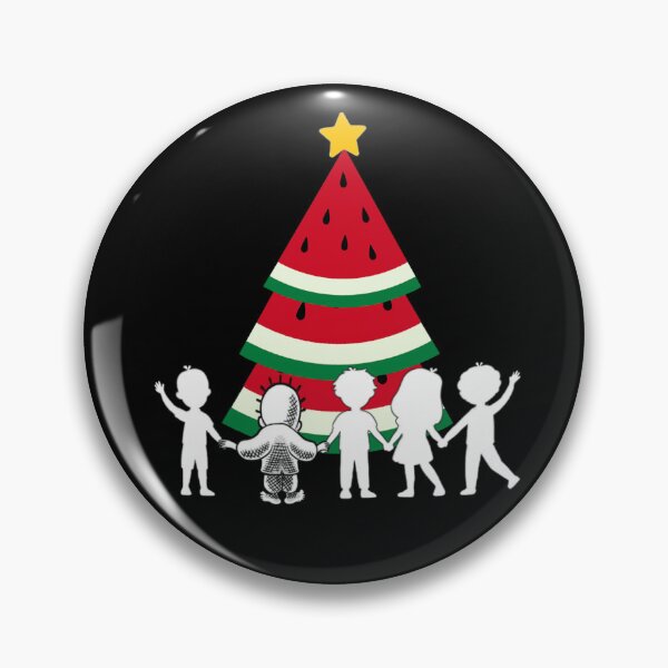 Item preview, Christmas tree - watermelon Christmas - palestine watermelon  designed and sold by SaraDarwish.