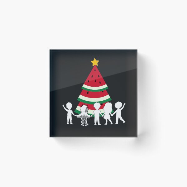 Item preview, Christmas tree - watermelon Christmas - palestine watermelon  designed and sold by SaraDarwish.