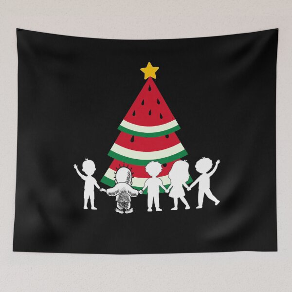 Item preview, Christmas tree - watermelon Christmas - palestine watermelon  designed and sold by SaraDarwish.