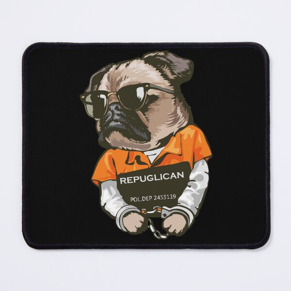 Item preview, Repuglican - Cool Gangster Pug designed and sold by EmiAndMike.