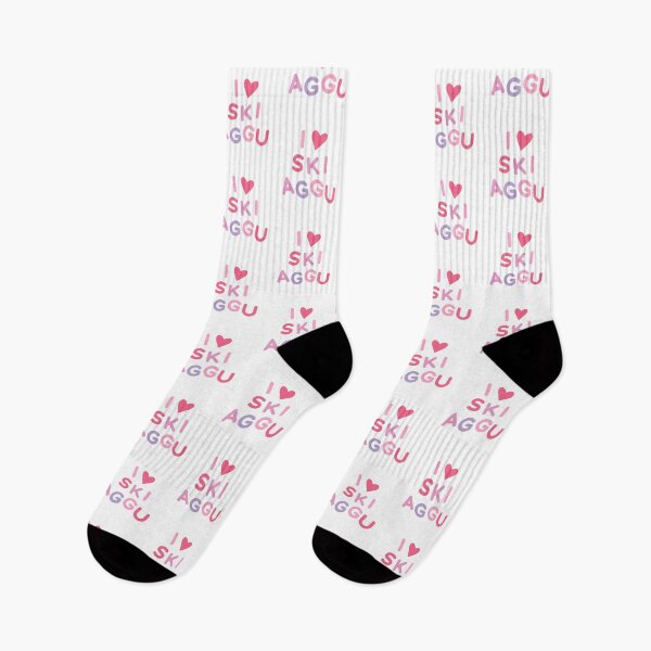 Item preview, I love skis and pink designed and sold by janesfandesigns.