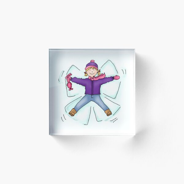 Item preview, Let's make a snow angel designed and sold by Linda Dammann.