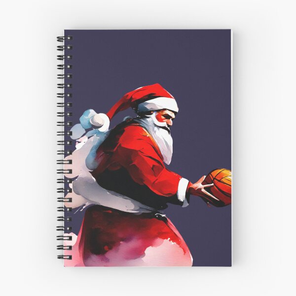 Item preview, Santa is playing basketball,Santa's Slam Dunk designed and sold by AgarutanPrint.