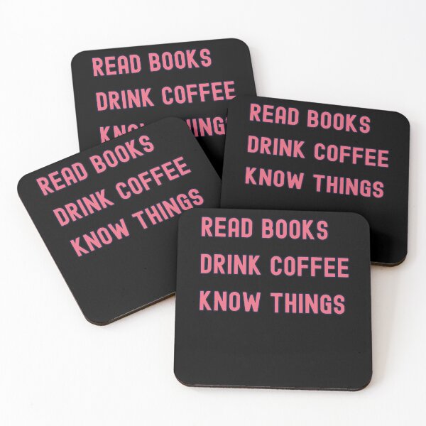 Item preview, Read Books Drinks Coffee Know Things Pinker designed and sold by slicksquid.
