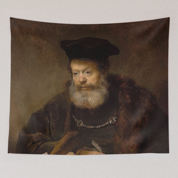 Item preview, Rembrandt Harmenszoon van Rijn, rembrandt artwork, rembrandt van rijn portrait designed and sold by The art world.
