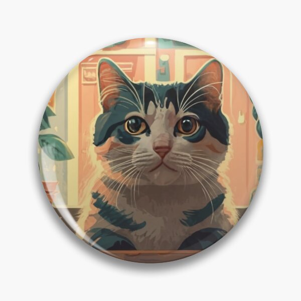 Aperçu de l'œuvre Chat au café créée et vendue par PulseGraph.