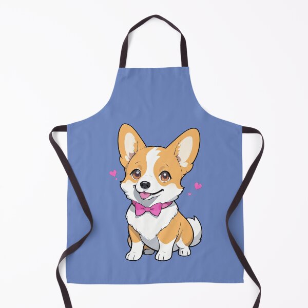 Item preview, Chibi Corgi Dog with pink ribbon designed and sold by Bilisik.