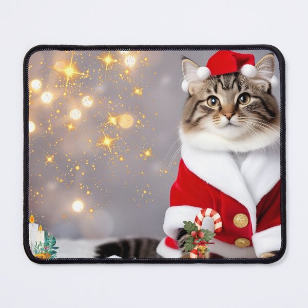 Item preview, Festive Cat in the Spirit of Christmas: Magic and Merriment designed and sold by Cris888.
