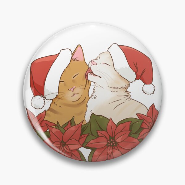 Item preview, Cute Orange Christmas Cats designed and sold by Feroniae.