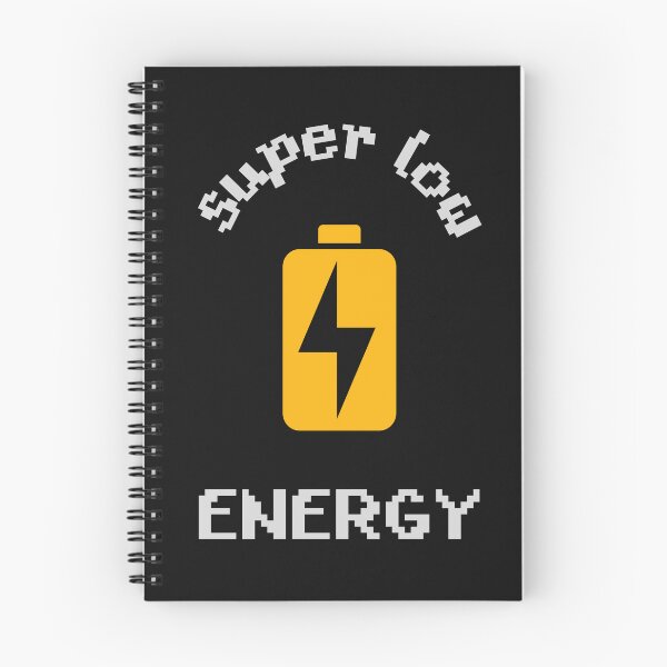 Item preview, Super Low Energy Battery Funny  IT Guy  designed and sold by GoodTeesOnly.