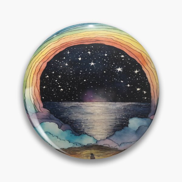 Item preview, Enchanting Cosmos: Vibrant Artistry with a Rainbow Touch designed and sold by SSulatul101.