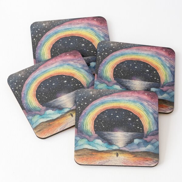 Item preview, Enchanting Cosmos: Vibrant Artistry with a Rainbow Touch designed and sold by SSulatul101.