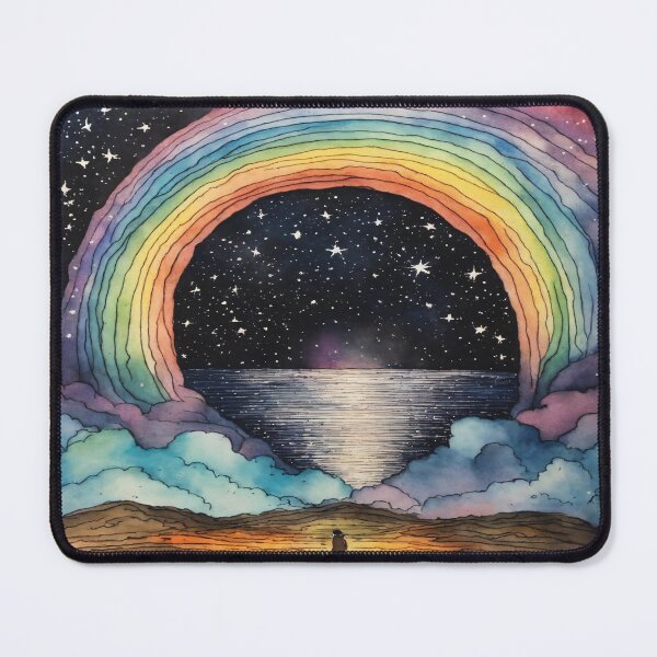 Item preview, Enchanting Cosmos: Vibrant Artistry with a Rainbow Touch designed and sold by SSulatul101.