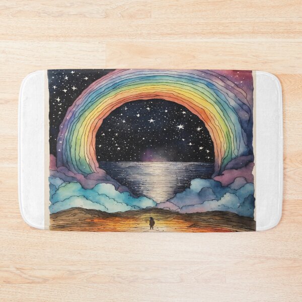 Item preview, Enchanting Cosmos: Vibrant Artistry with a Rainbow Touch designed and sold by SSulatul101.