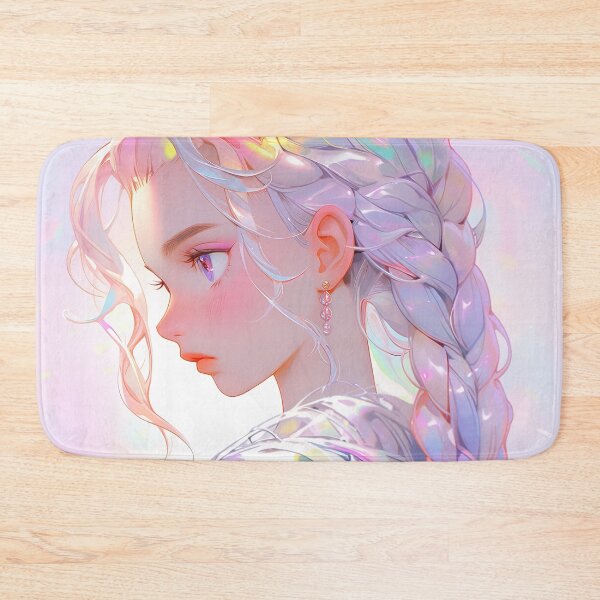 Item preview, Ethereal Holographic Pastel Fantasy Anime Girl designed and sold by bubblegoth.