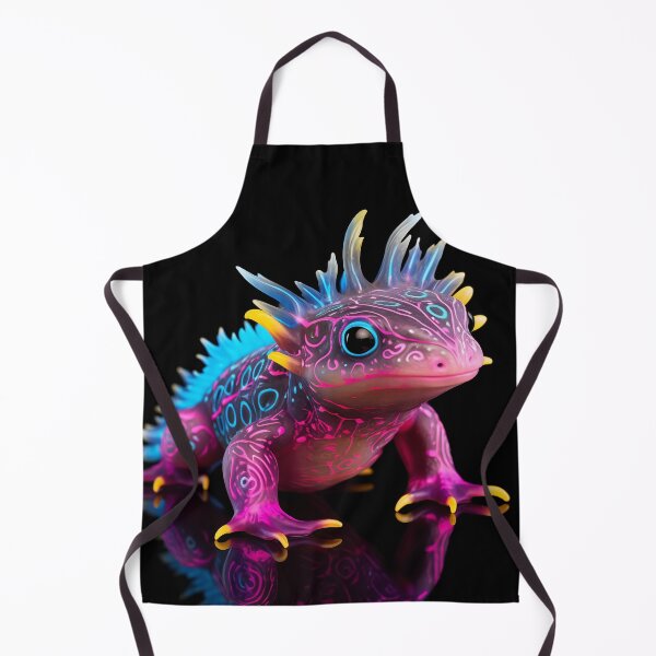 Item preview, Blacklight Style Rave Axolotl  designed and sold by Matt's Artificial Nature.