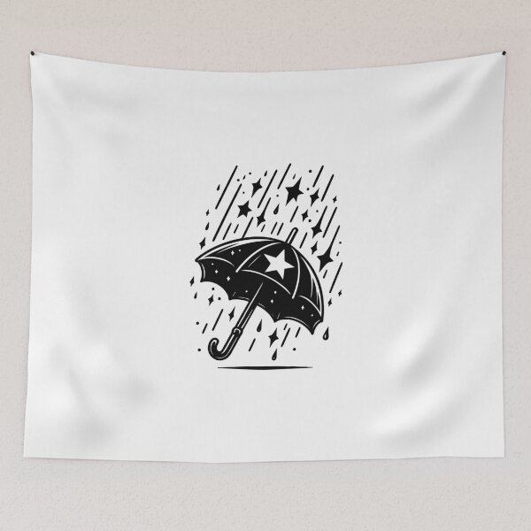 Item preview, Umbrella under a rain of stars designed and sold by Arcene-Design.