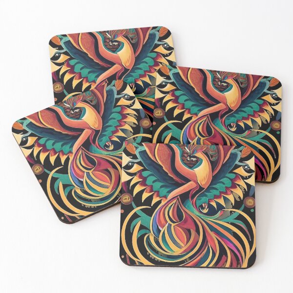 Item preview, Rise Phoenix: Majestic Firebird Digital Illustration designed and sold by FOCorps.