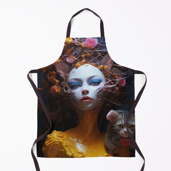 Aperçu de l'œuvre Œuvre d’art époustouflante, art imaginatif, chaton peint créatif B265 créée et vendue par MPCFICTION.