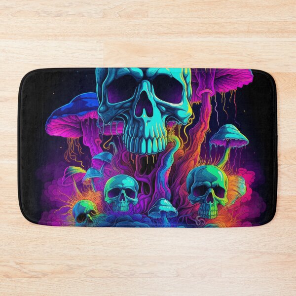 Item preview, Blacklight Style Phosphorescent Skulls and Shrooms designed and sold by Matt's Artificial Nature.